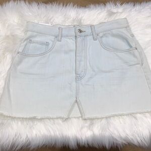 Forever 21 | Light Blue Faded Style Jeans Skirt 29